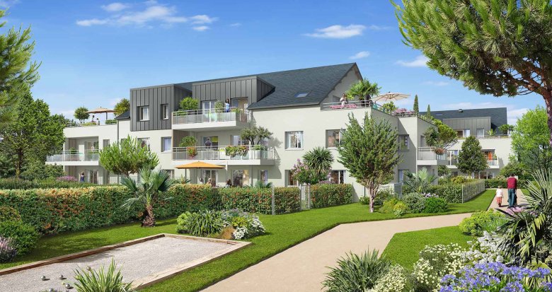 Achat / Vente immobilier neuf La Baule-Escoublac quartier résidentiel proche des plages (44500) - Réf. 10726