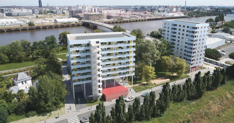 Achat / Vente immobilier neuf Rezé face à la Loire au pied de l'Ile de Nantes (44400) - Réf. 11149