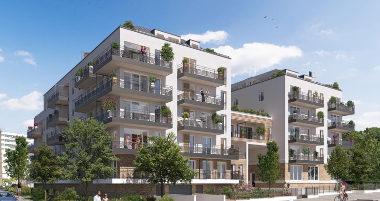 Achat / Vente immobilier neuf Saint-Herblain à 400m du tramway 3 (44800) - Réf. 9565